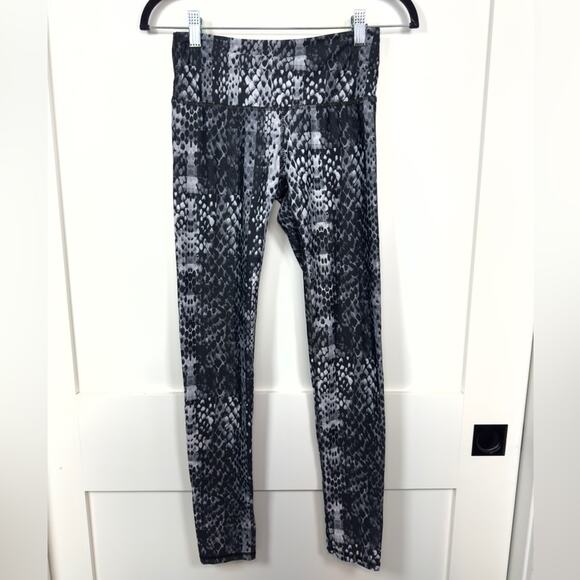 Playground Pant Snakeskin Black White Leggings Size Small - Picture 1 of 8